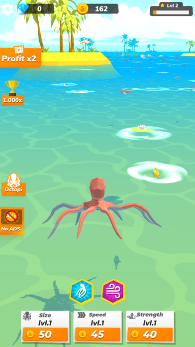 Idle Octopus: Mega Tycoon Game Screenshot
