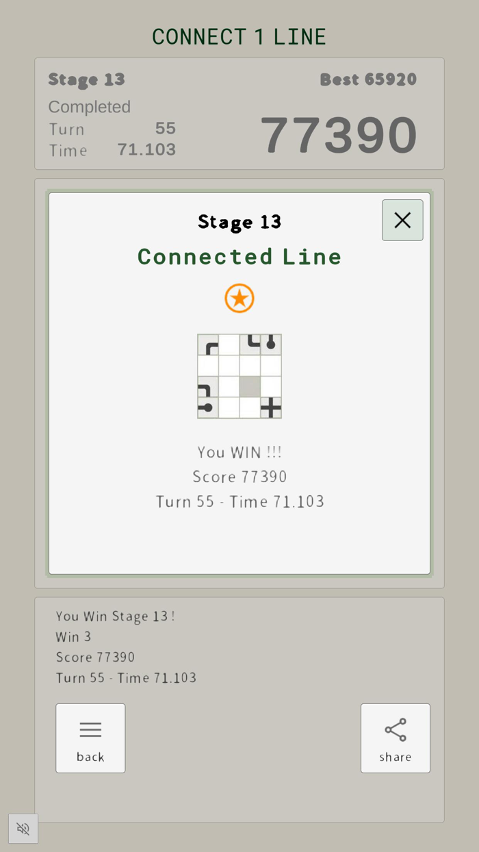Connect 1 Line - GRG Puzzle