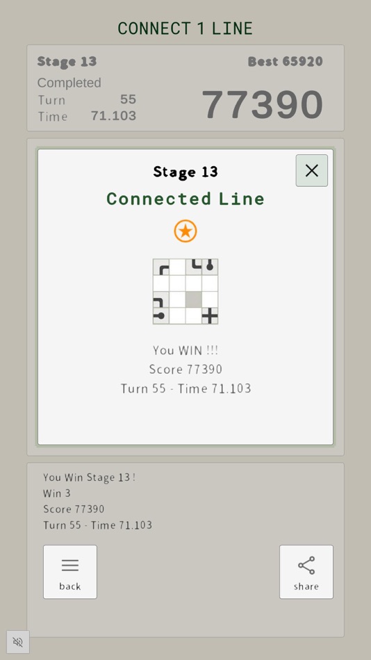 #6. Connect 1 Line - GRG Puzzle (iOS) 由: Ground Road Technology, LLC
