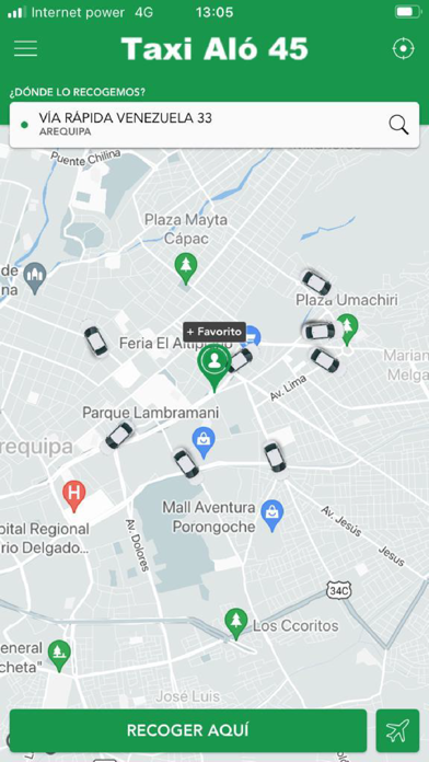 Taxi Aló45 Arequipa Cliente Screenshot