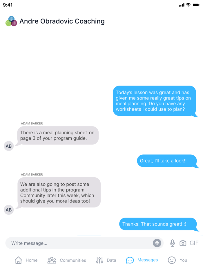 Andre Obradovic Coaching