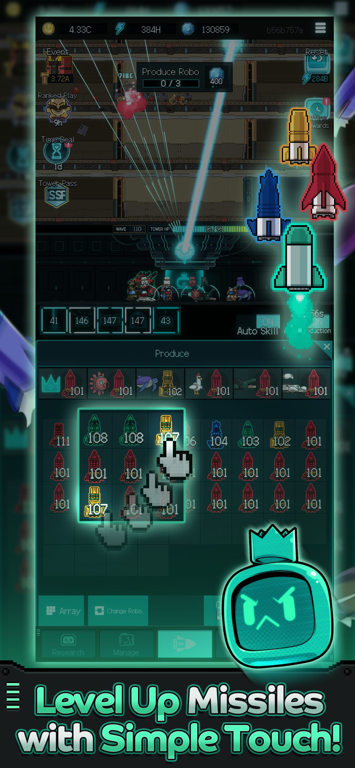 Robo Tower: Idle Shooting RPG