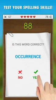 spelling master game iphone screenshot 1