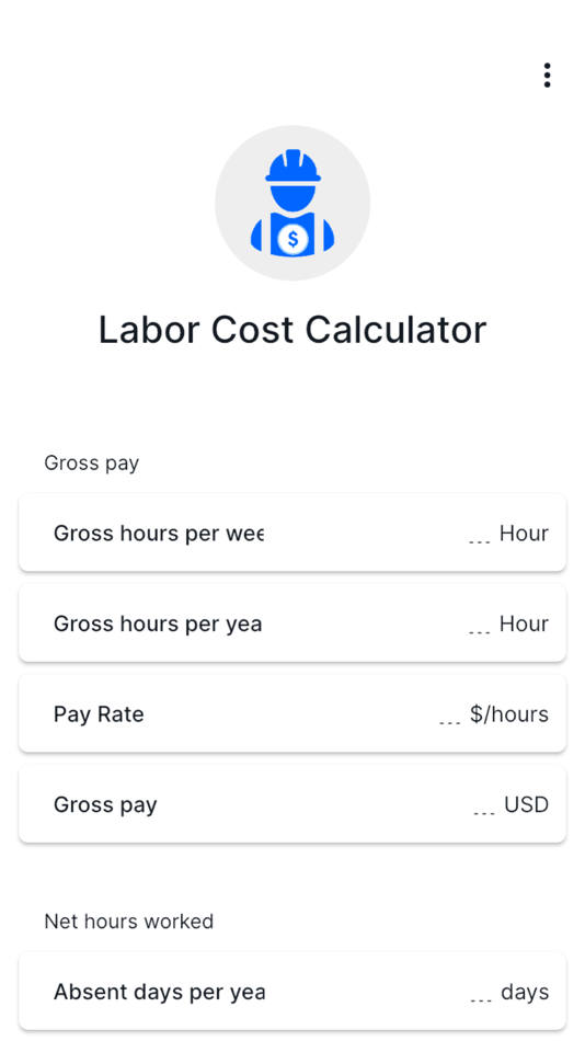 #1. Labor Cost Calculator (iOS) 由: Stage Coding
