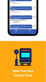 new york bus arrival time iphone screenshot 4