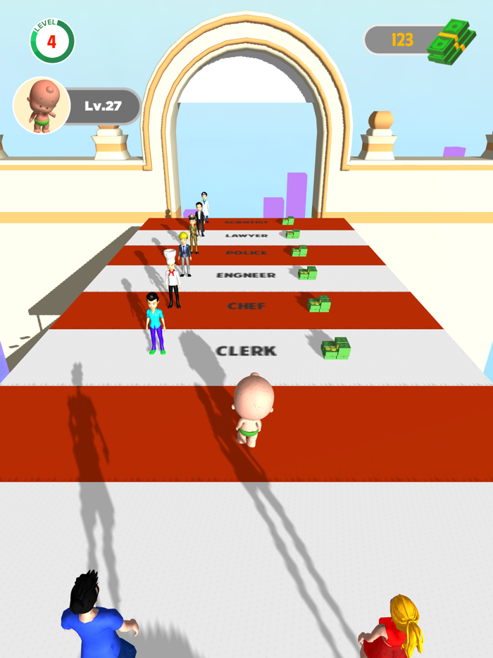 Parents Master 3D -Rich Runner