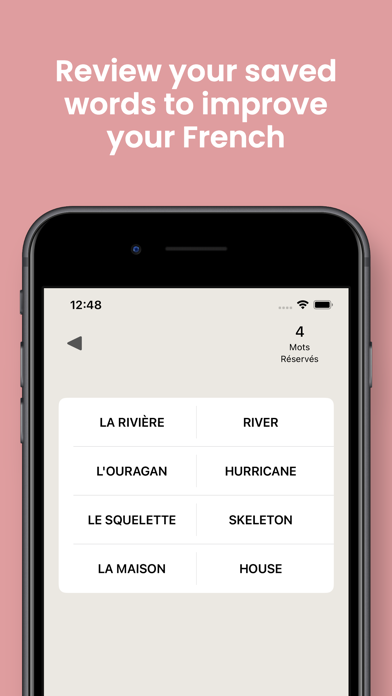 Connexions: French Word Game Screenshot