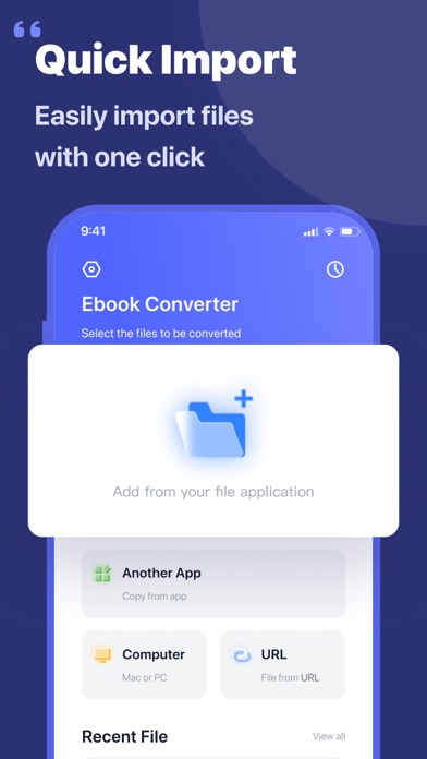 eBoox Converter: MOBI, EPUB Screenshot