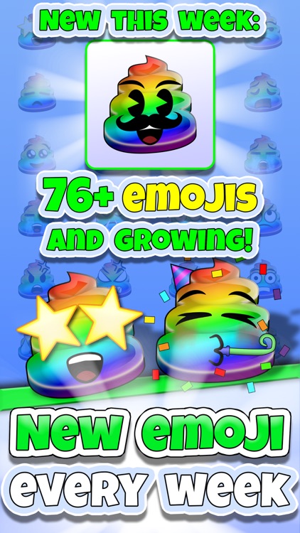 Sticky 'Moji: Rainbow Poop