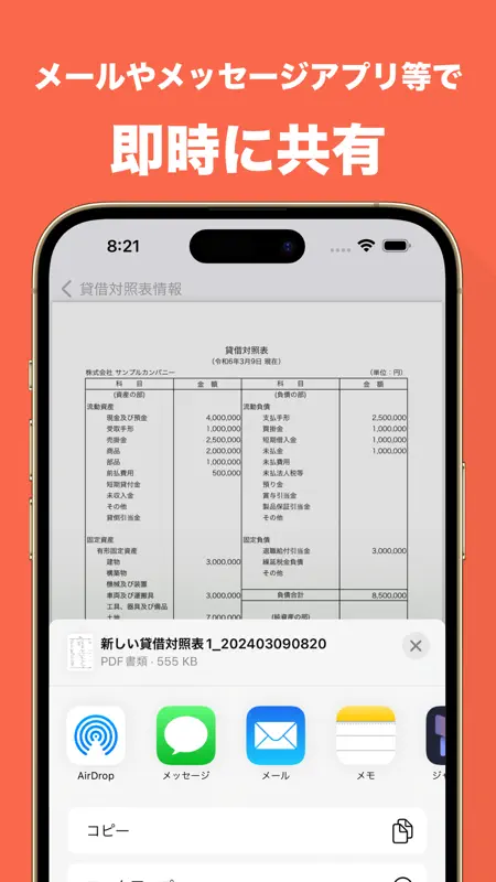 貸借対照表メーカー screenshot 3 of 7