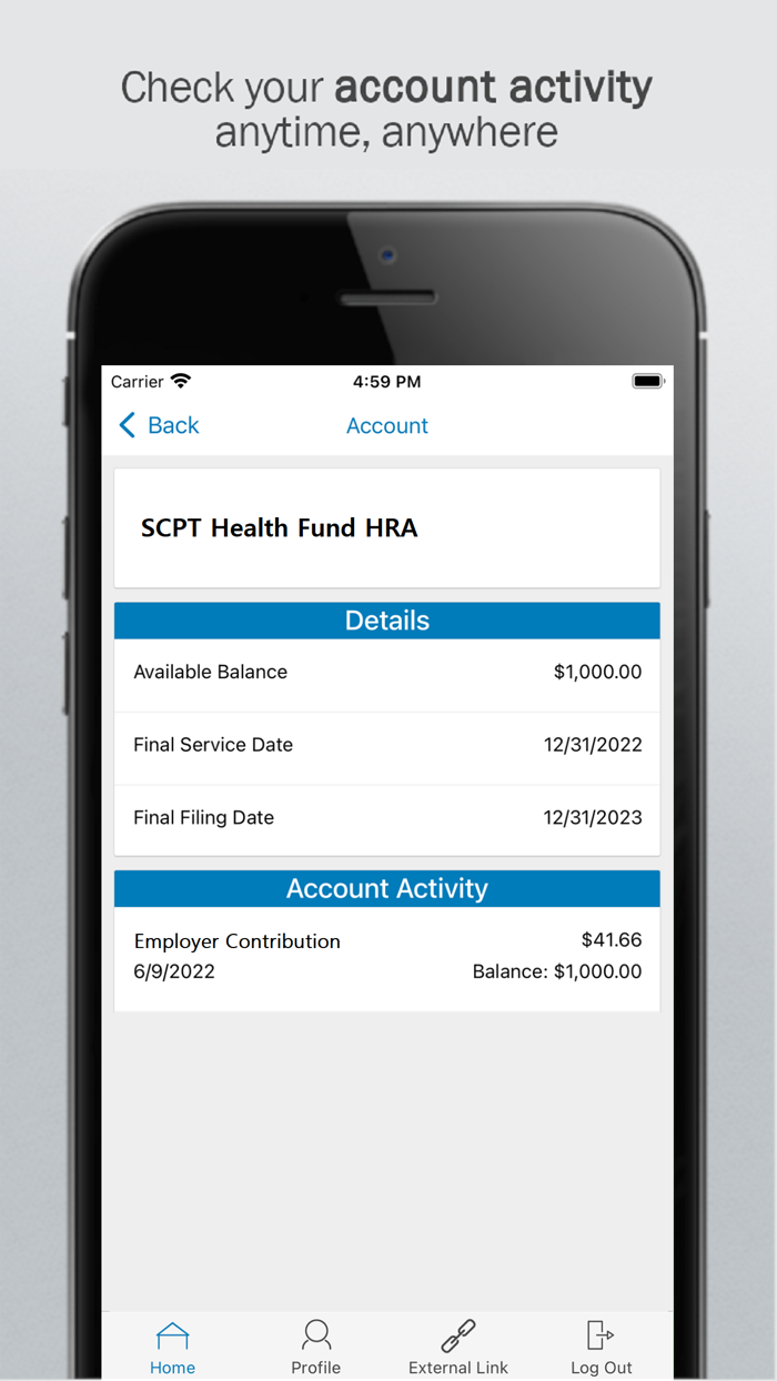 SCPT HandW Fund HRA Benefit