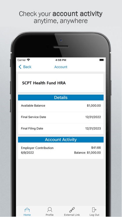 SCPT H&W Fund HRA Benefit
