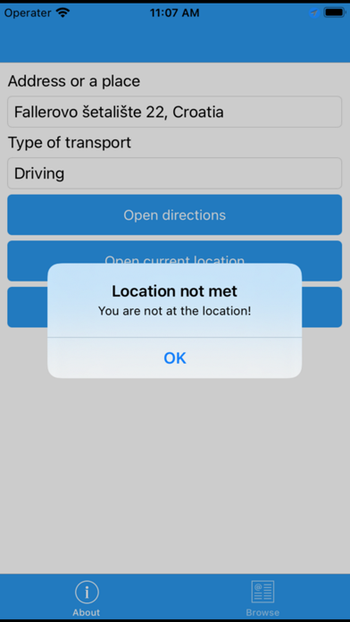 Find location - With Xamarin Screenshot
