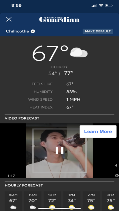 Scioto Valley Guardian App Screenshot