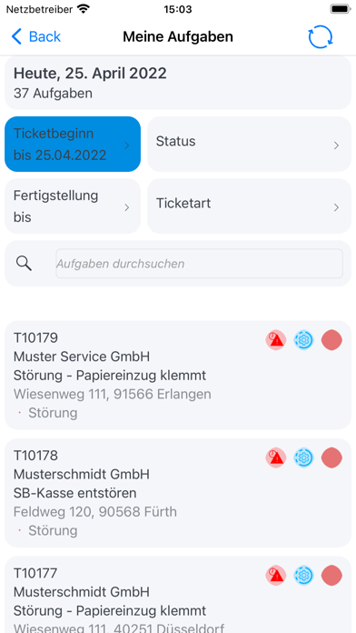 Screenshot #1 pour v.App Servicemanagement