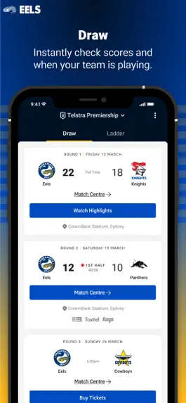 Game screenshot Parramatta Eels hack