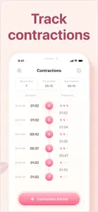 Contraction Timer & Counter⁣ screenshot #2 for iPhone