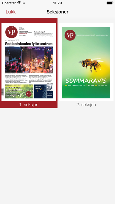 Vaksdalposten eAvis Screenshot