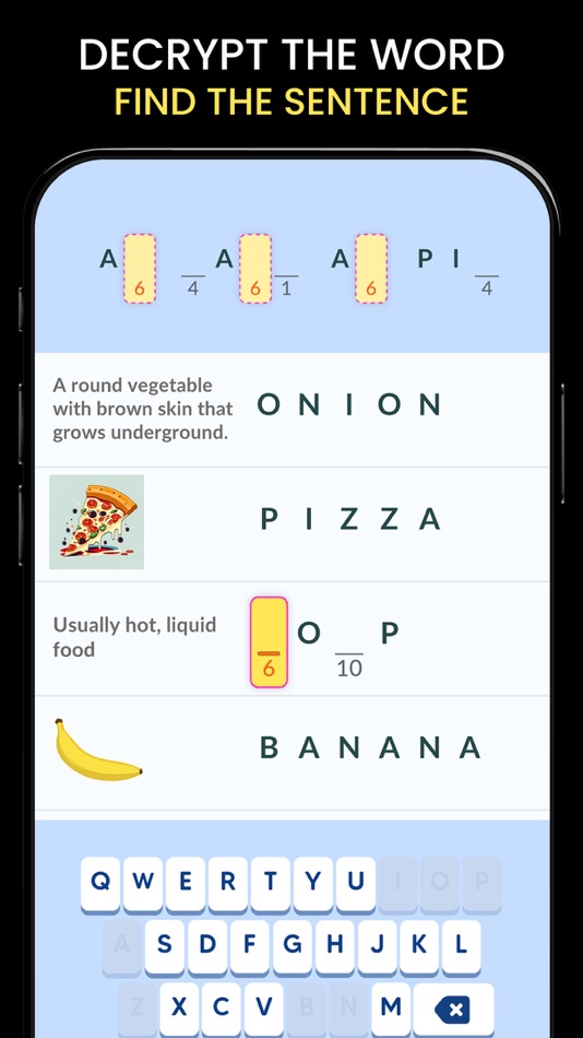 #1. Word Riddle - Logic Puzzle (iOS) Podle: Fatih Seyhan Eser