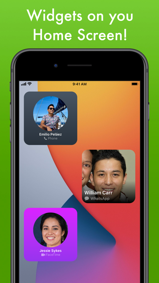#2. Speed Dial Widgets (iOS) 由: Emilio Peláez