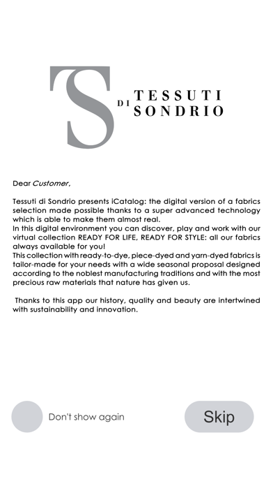 Tessuti di Sondrio iCatalog Screenshot