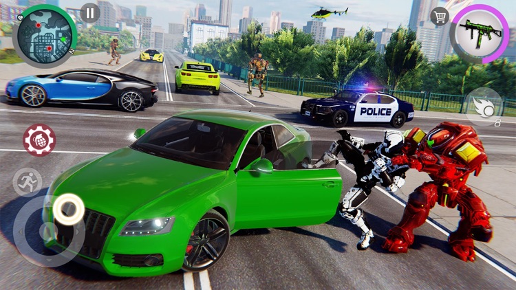 Robot Hero Crime City Battle screenshot-3