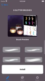 How to cancel & delete swatches & brush for procreate 4