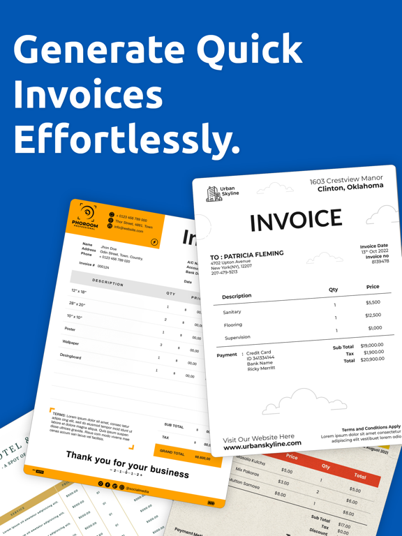 Screenshot #4 pour Invoice Generator