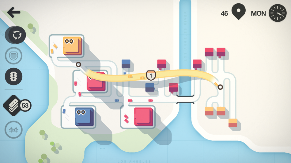 #1. Mini Motorways (iOS) 由: Dinosaur Polo Club
