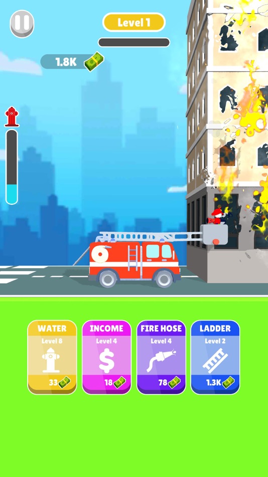 #1. Fireman Hero (iOS) 由: Shanghai Dreamstone Network Technology Co., Ltd.
