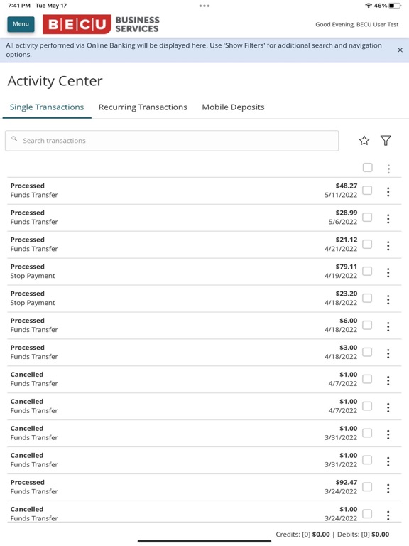 App screenshot