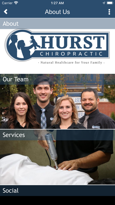 Hurst Chiropractic Screenshot