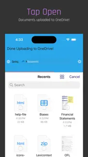 docu boss for onedrive iPhone Captures Décran 4