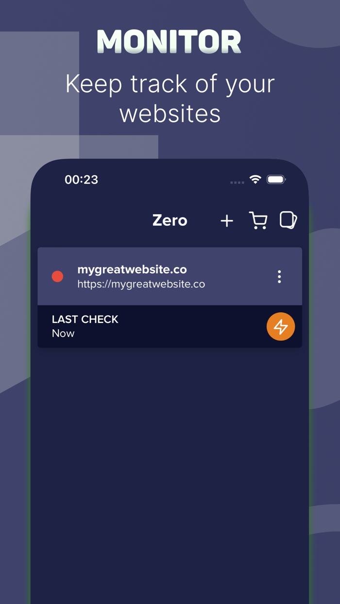 Zero - Check Website Status