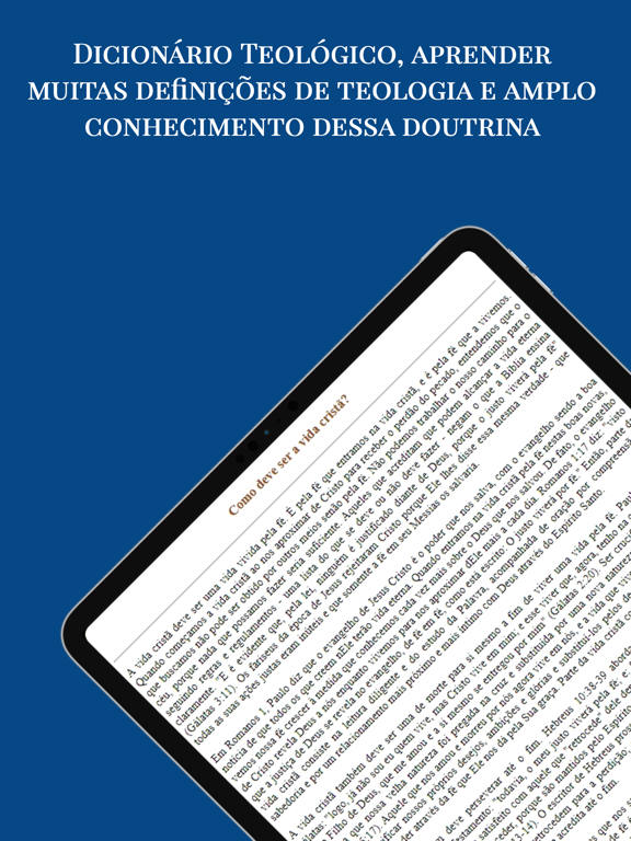 Temas Bíblicos para Pregar iPad screenshot 8 - Reference app