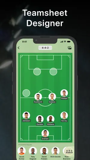Teamsheet - Soccer Line Up screenshot 2