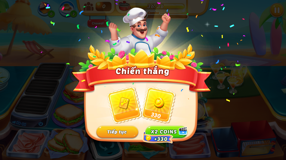 #5. Chef Adventure: Cooking Games (iOS) بواسطة: SONG LONG GAME SERVICE COMPANY LIMITED