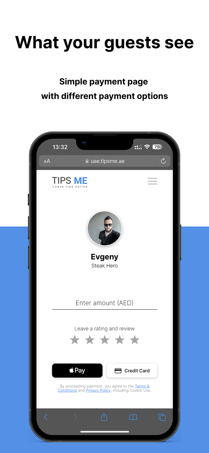 TipsME - leave tips online
