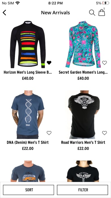 Cycology Clothing US Screenshot