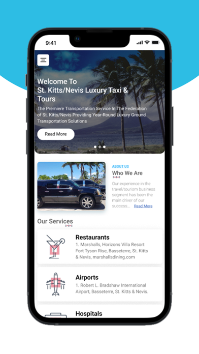 St. Kitts/Nevis Luxury Taxi Screenshot