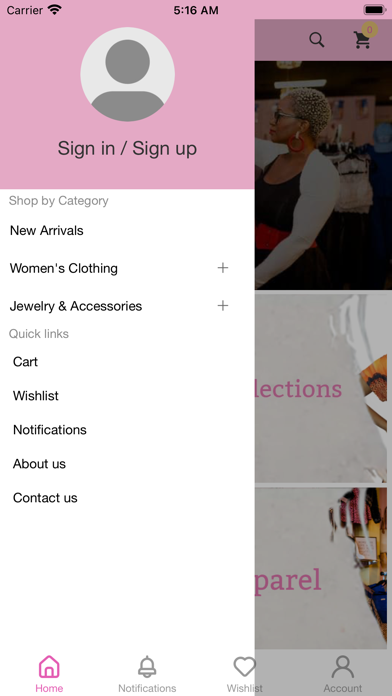 Sybaritic Boutique Screenshot