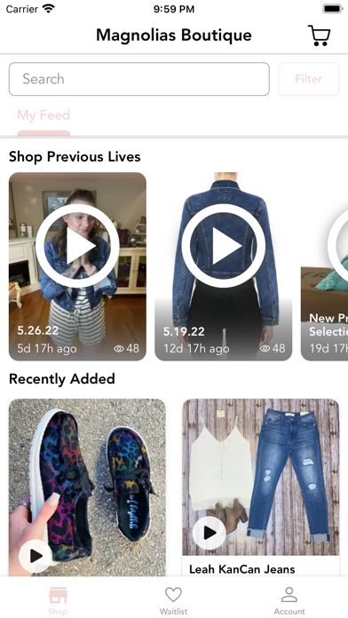 Magnolias Boutique Screenshot
