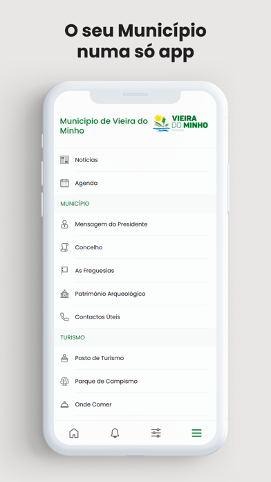 Município de Vieira do Minho Screenshot