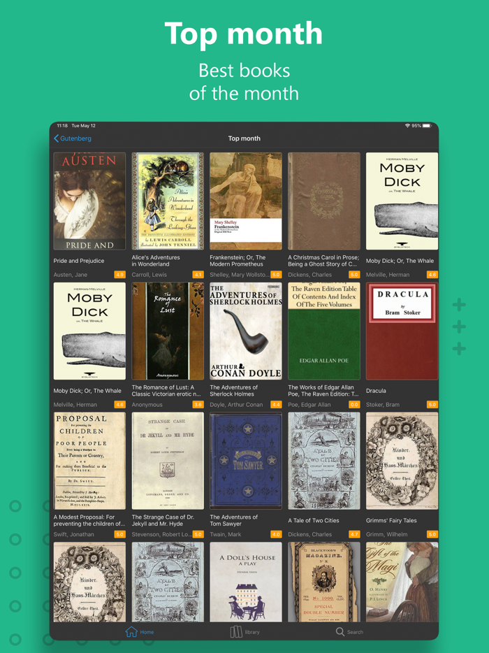 Gutenberg Ebook Reader
