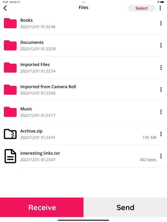 Screenshot #4 pour File Transfer App