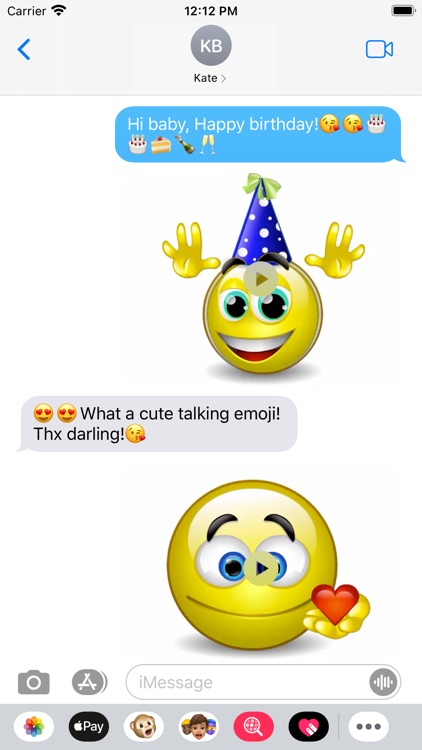 Talking Emojis for Texting