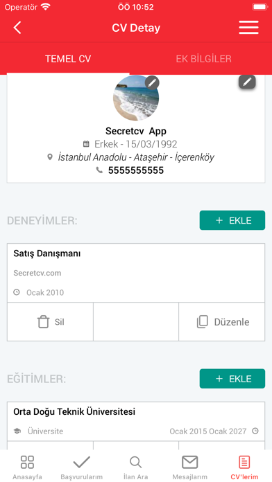 Secretcv İş İlanları Screenshot