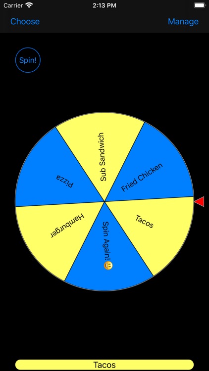 Wheel of Lunchiness