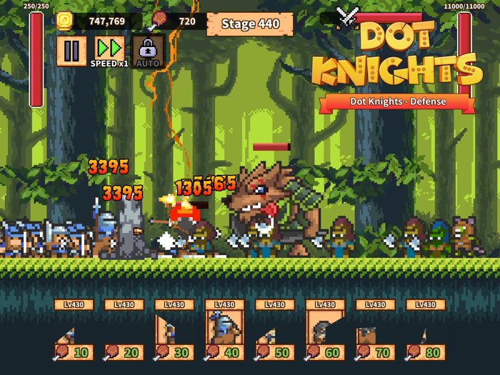 Dot Knights - Defense