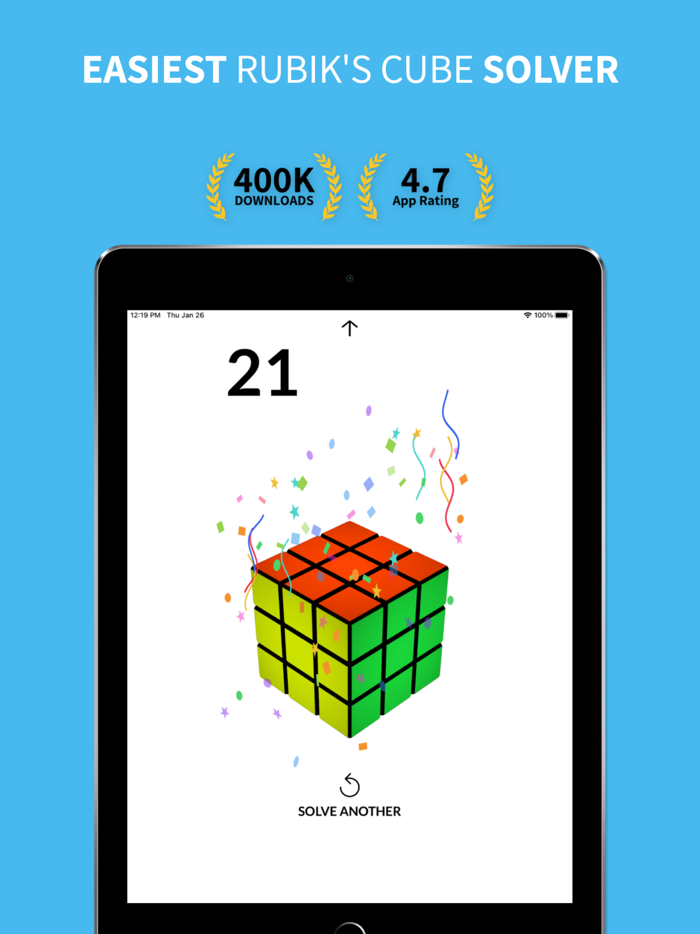 21Moves AR Magic Cube Solver